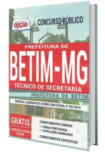 Apostila Concurso Prefeitura de Betim – TÉCNICO DE SECRETARIA