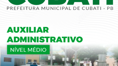 Apostila Cubati PB 2024 Auxiliar Administrativo