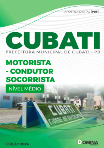 Apostila Cubati PB 2024 Motorista Condutor Socorrista