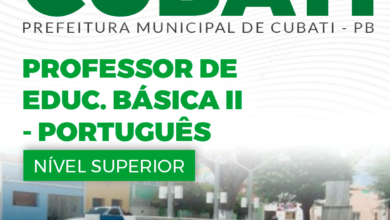 Apostila Cubati PB 2024 Professor De Português