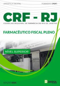 Apostila Farmacêutico Fiscal Pleno CRF RJ 2024