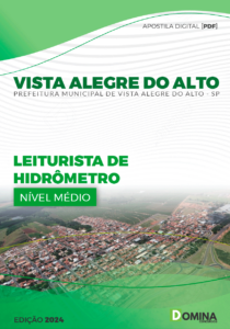 Apostila Leiturista de Hidrômetro Vista Alegre do Alto SP 2024