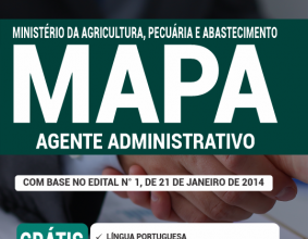 Apostila MAPA – Agente Administrativo