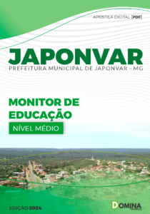 Apostila Monitor de Educação Japonvar MG 2024