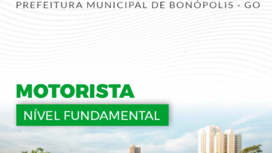 Apostila Motorista Bonópolis GO 2024