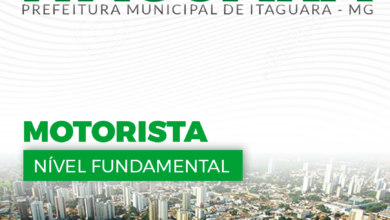 Apostila Motorista Itaguara MG 2024