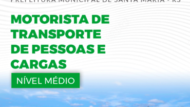 Apostila Motorista de Transporte Santa Maria RS 2024