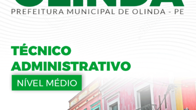 Apostila Olinda PE 2024 Técnico Administrativo