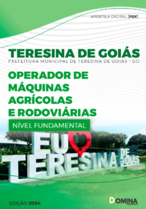 Apostila Operador Máquinas Agrícolas Teresina de Goiás GO 2024