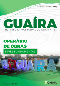 Apostila Operário de Obras Guaíra SP 2024