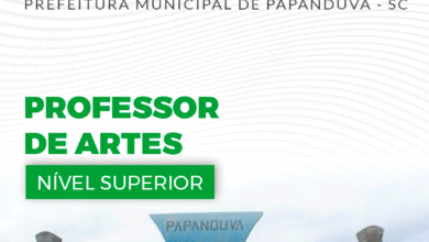 Apostila Papanduva SC 2024 Professor De Artes