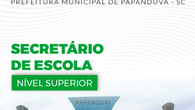 Apostila Papanduva SC 2024 Secretário De Escola