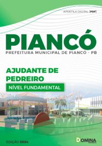 Apostila Piancó PB 2024 Ajudante Pedreiro