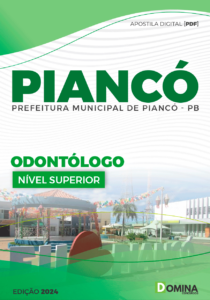 Apostila Piancó PB 2024 Odontólogo