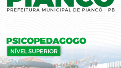 Apostila Piancó PB 2024 Psicopedagogo