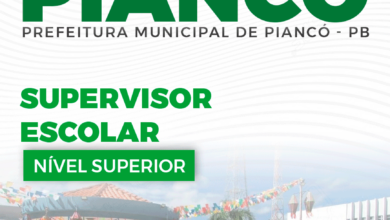 Apostila Piancó PB 2024 Supervisor Escolar