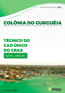 Apostila Pref Colônia Do Gurguéia PI 2024 Técnico Cadúnico CRAS