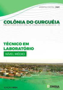 Apostila Pref Colônia Do Gurguéia PI 2024 Técnico Laboratório