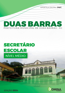 Apostila Prefeitura Duas Barras RJ 2024 Secretário Escolar