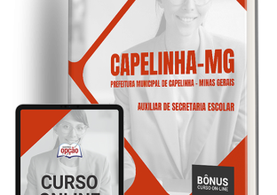 Apostila Prefeitura de Capelinha – MG 2024 – Auxiliar de Secretaria Escolar