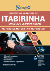 Apostila Prefeitura de Itabirinha – MG – Motorista I, Motorista II e Motorista III