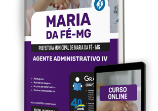 Apostila Prefeitura de Maria da Fé – MG 2024 – Agente Administrativo IV