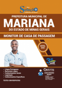 Apostila Prefeitura de Mariana – MG – Monitor de Casa de Passagem