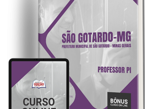 Apostila Prefeitura de São Gotardo – MG 2024 – Professor PI