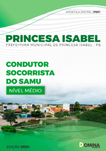 Apostila Princesa Isabel PB 2024 Condutor Socorrista Do SAMU