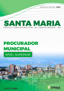 Apostila Procurador Municipal Santa Maria RS 2024