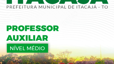 Apostila Professor Auxiliar Itacajá TO 2024