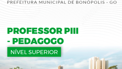 Apostila Professor Pedagogo Bonópolis GO 2024