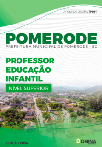 Apostila Professor de Educação Infantil Pomerode SC 2024