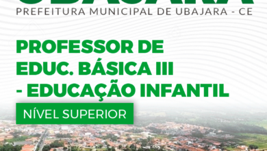 Apostila Professor de Educação Infantil Ubajara CE 2024