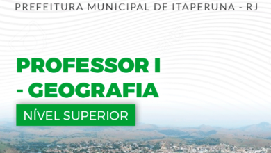 Apostila Professor de Geografia Itaperuna RJ 2024