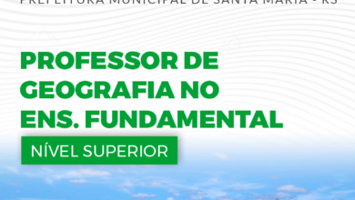 Apostila Professor de Geografia Santa Maria RS 2024