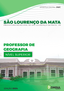 Apostila Professor de Geografia São Lourenço da Mata PE 2024