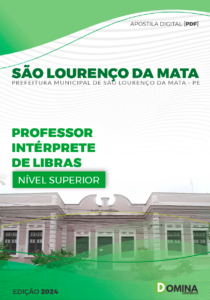 Apostila Professor de LIBRAS São Lourenço da Mata PE 2024