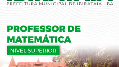 Apostila Professor de Matemática Ibirataia BA 2024