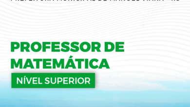 Apostila Professor de Matemática Manoel Viana RS 2024