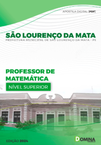 Apostila Professor de Matemática São Lourenço da Mata PE 2024