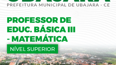 Apostila Professor de Matemática Ubajara CE 2024