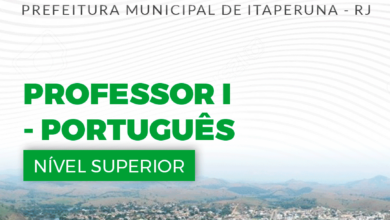 Apostila Professor de Português Itaperuna RJ 2024