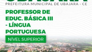 Apostila Professor de Português Ubajara CE 2024
