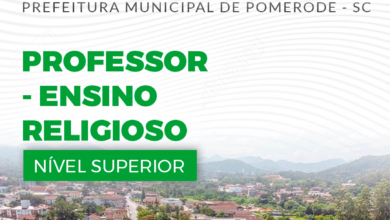 Apostila Professor de Religião Pomerode SC 2024