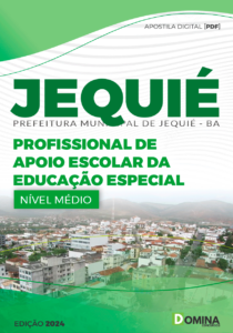 Apostila Profissional de Apoio Educação Especial Jequié BA 2024