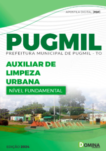 Apostila Pugmil TO 2024 Auxiliar De Limpeza Urbana