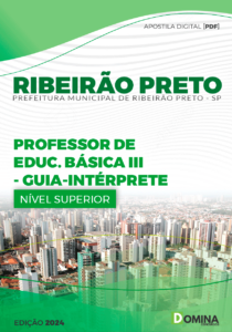 Apostila Ribeirão Preto SP 2024 Professor De Guia Intérprete