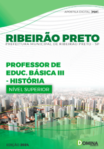 Apostila Ribeirão Preto SP 2024 Professor De História