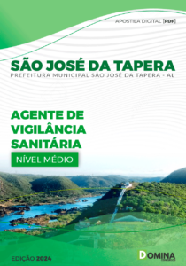 Apostila São José Da Tapera AL 2024 Agente De Vigilância Sanitária